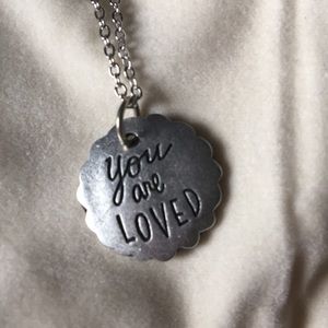“You are loved” Lisa Leonard necklace